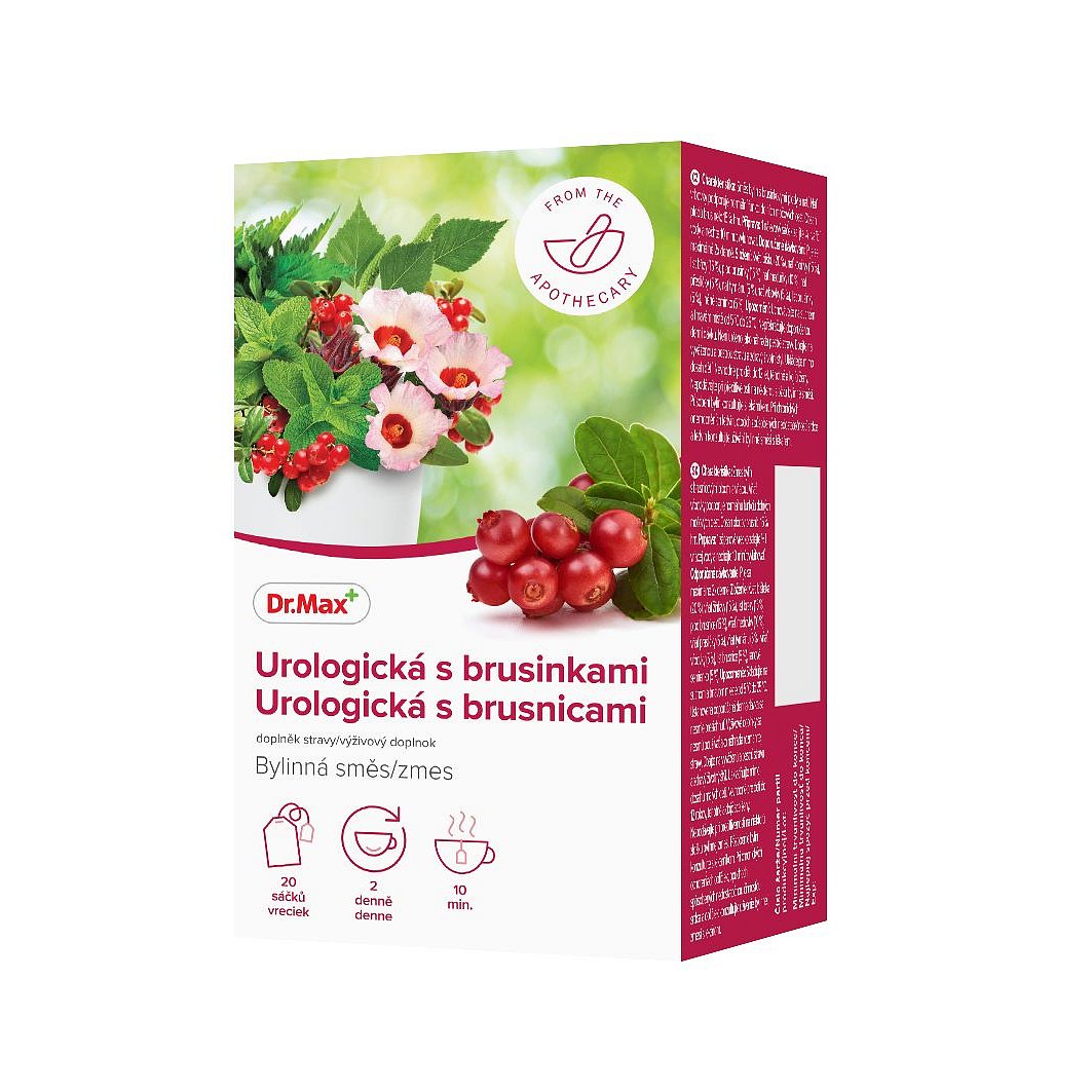 Dr.Max Urologická s brusinkami bylinná směs 20x1,5 g