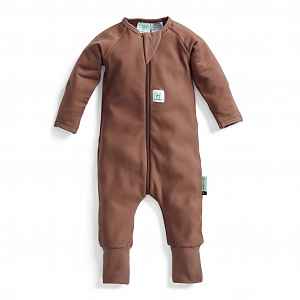 Ergopouch Overal na spaní organická bavlna Layers Cocoa 3-6 m, 6-8 kg, 1 tog