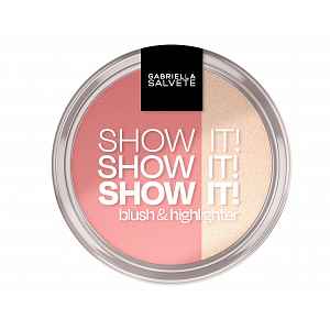 Gabriella Salvete Show It! Blush Highlighter 01 tvářenka s rozjasňovačem 9 g