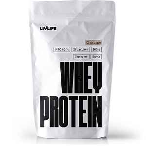 Livlife Whey Protein s příchutí čokoláda 500 g