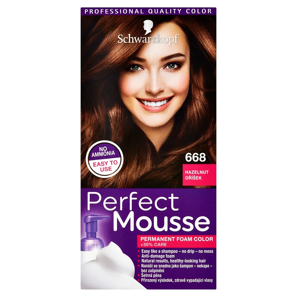 SCHWARZKOPF Perfect Mousse 668 oříšek