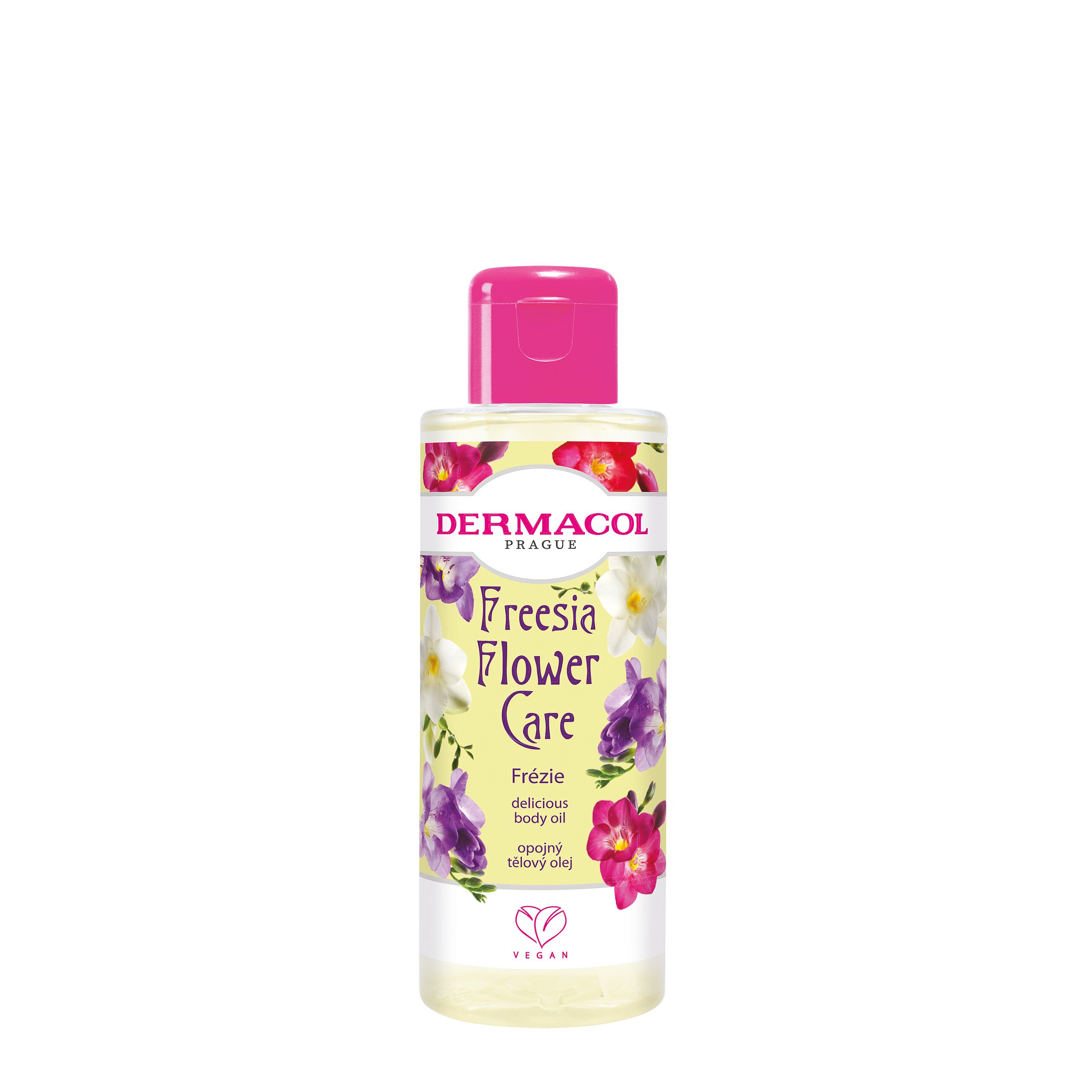 Dermacol Flower care Opojný tělový olej Frézie 100ml