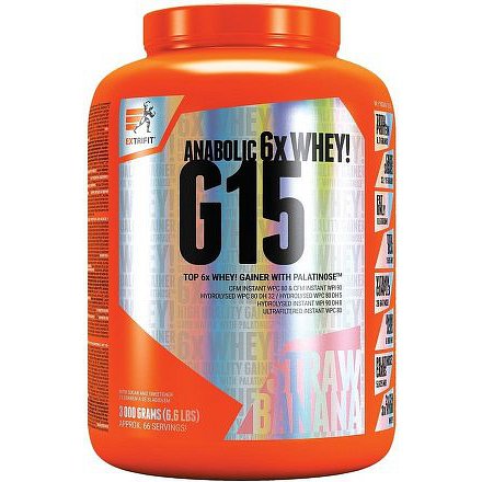 G 15 Anabolic Gainer 3000 g jahoda banán