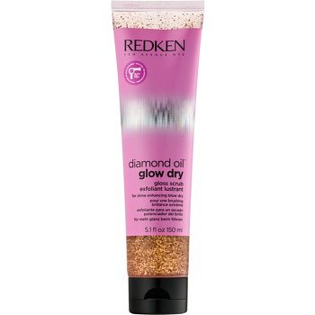 Redken Diamond Oil Glow Dry přípravný peeling před mytím vlasů  150 ml