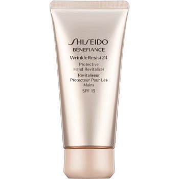 Shiseido Benefiance WrinkleResist24 Protective Hand Revitalizer obnovující a ochranný krém na ruce SPF 15  75 ml