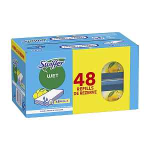 SWIFFER Vlhčené utěrky na podlahu Citrus Fresh 48 kusů