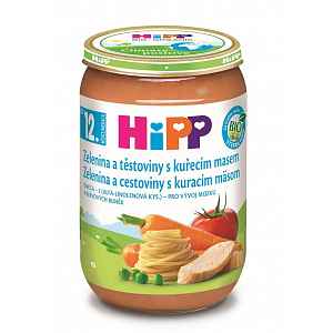 Hipp BIO Zelenina a těstoviny s kuřecím masem 220 g