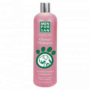 Menforsan Ošetřující šampon s kondicionérem pro psy proti zacuchávání srsti 1000ml