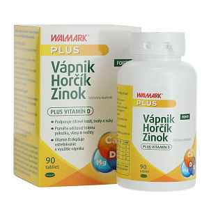 WALMARK Vápník Hořčík Zinek FORTE, 90 tablet