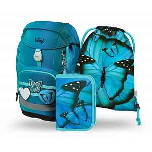 Baagl Školní set Airy Plus Butterfly