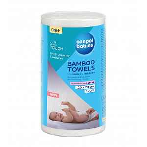 Canpol babies Jednorázové bambusové ručníky 120 ks