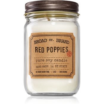 KOBO Broad St. Brand Red Poppies  vonná svíčka (Apothecary) 360 g