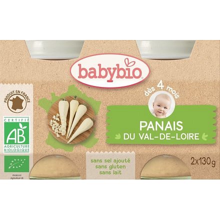 BABYBIO pastinák 2x130g