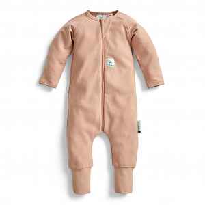 Ergopouch Overal na spaní organická bavlna Layers Latte 0-3 m, 3-6 kg, 1 tog