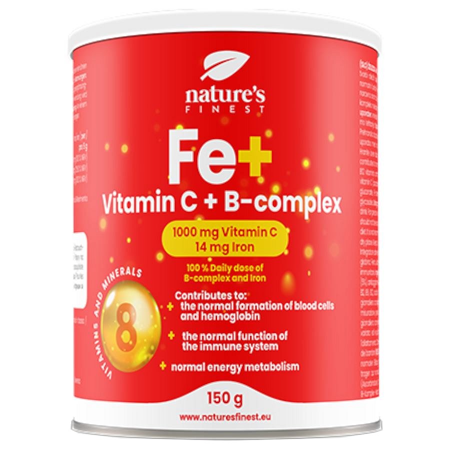 Nutrisslim Železo + Vitamin C + B-Complex 150g