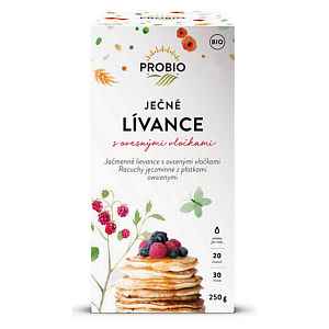 PROBIO Lívance ječné s ovesnými vločkami BIO 250 g