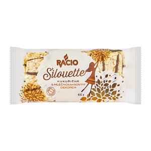 Racio Kukuřičné chlebíčky Silouette s mléčnokakaovým dekorem 65 g