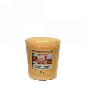 Yankee Candle Aromatická votivní svíčka Vanilkové košíčky (Vanilla Cupcake)  49 g