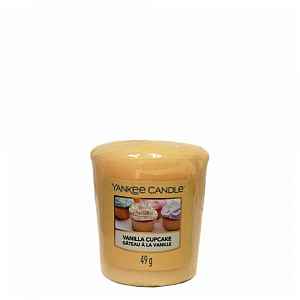 Yankee Candle Aromatická votivní svíčka Vanilkové košíčky (Vanilla Cupcake)  49 g