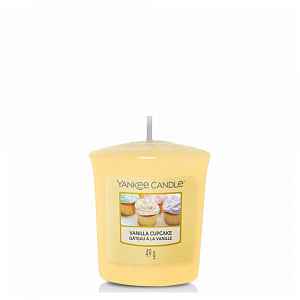 Yankee Candle Aromatická votivní svíčka Vanilkové košíčky (Vanilla Cupcake)  49 g