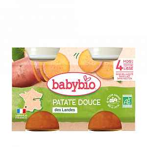 BABYBIO sladké brambory 2x130g