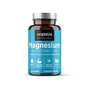 Organis Magnesium Bisglycinát + B6 60 kapslí