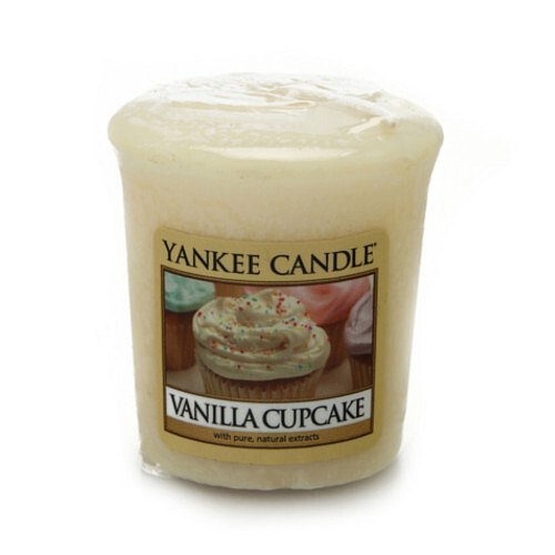 Yankee Candle Aromatická votivní svíčka Vanilkové košíčky (Vanilla Cupcake)  49 g