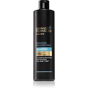 Avon Advance Techniques Absolute Nourishment vyživující šampon s marockým arganovým olejem pro všechny typy vlasů 400 ml