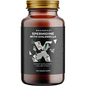 BrainMax Spermidine Chlorella 2,5 mg, 100 rostlinných kapslí