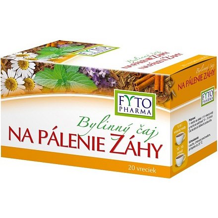 Bylinný čaj na pálení žáhy 20x1.5g Fytopharma