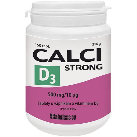 Calci Strong + vit.D3 tbl.150 Vitabalans