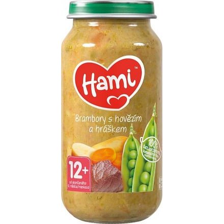 Hami příkrm Brambory s hovězím a hráškem 250 g, 12+