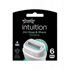 Wilkinson Intuition 2v1 Soap & Shave Sensitive náhradní hlavice 6 ks