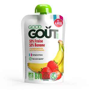 GOOD GOUT BIO Jahoda s banánem 120 g