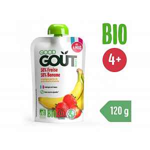 GOOD GOUT BIO Jahoda s banánem 120 g