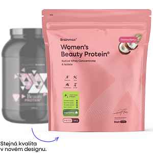 BrainMax Women Beauty Protein®, 1000 g Příchuť: Kokos