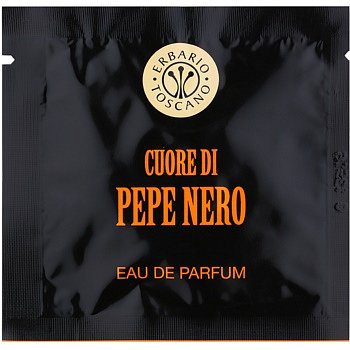 Erbario Toscano Black Pepper parfémované ubrousky pro muže 7 ks