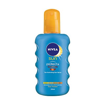 NIVEA SUN Sprej opal. Protect&Bronze OF20 200ml - II. jakost