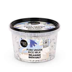 Organic Shop Relaxační koupelová sůl Rýžové mléko (Relaxing Bath Salt) 300 g