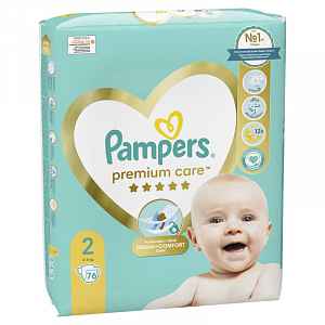 Pampers Premium Care plenky velikost 2 76ks