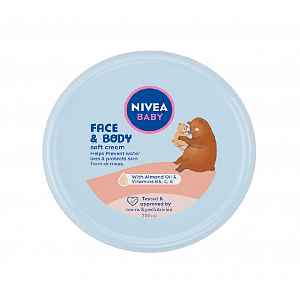 Nivea baby Face & Body Soft krém na obličej a tělo 200 ml