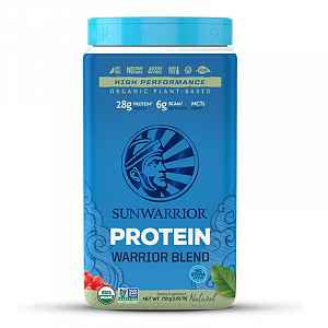 Sunwarrior Protein Blend BIO natural (Hrachový, konopný protein a goji) 750g