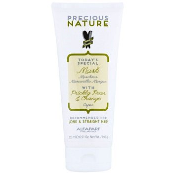 Alfaparf Milano Precious Nature Prickly Pear & Orange vyhlazující maska proti krepatění  200 ml