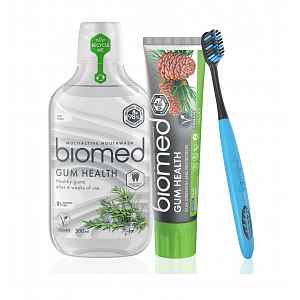 BIOMED Gum Health sada péče o citlivé dásně 3 ks