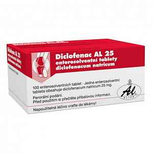 Diclofenac AL 25 por.tbl.flm. 100 x 25 mg