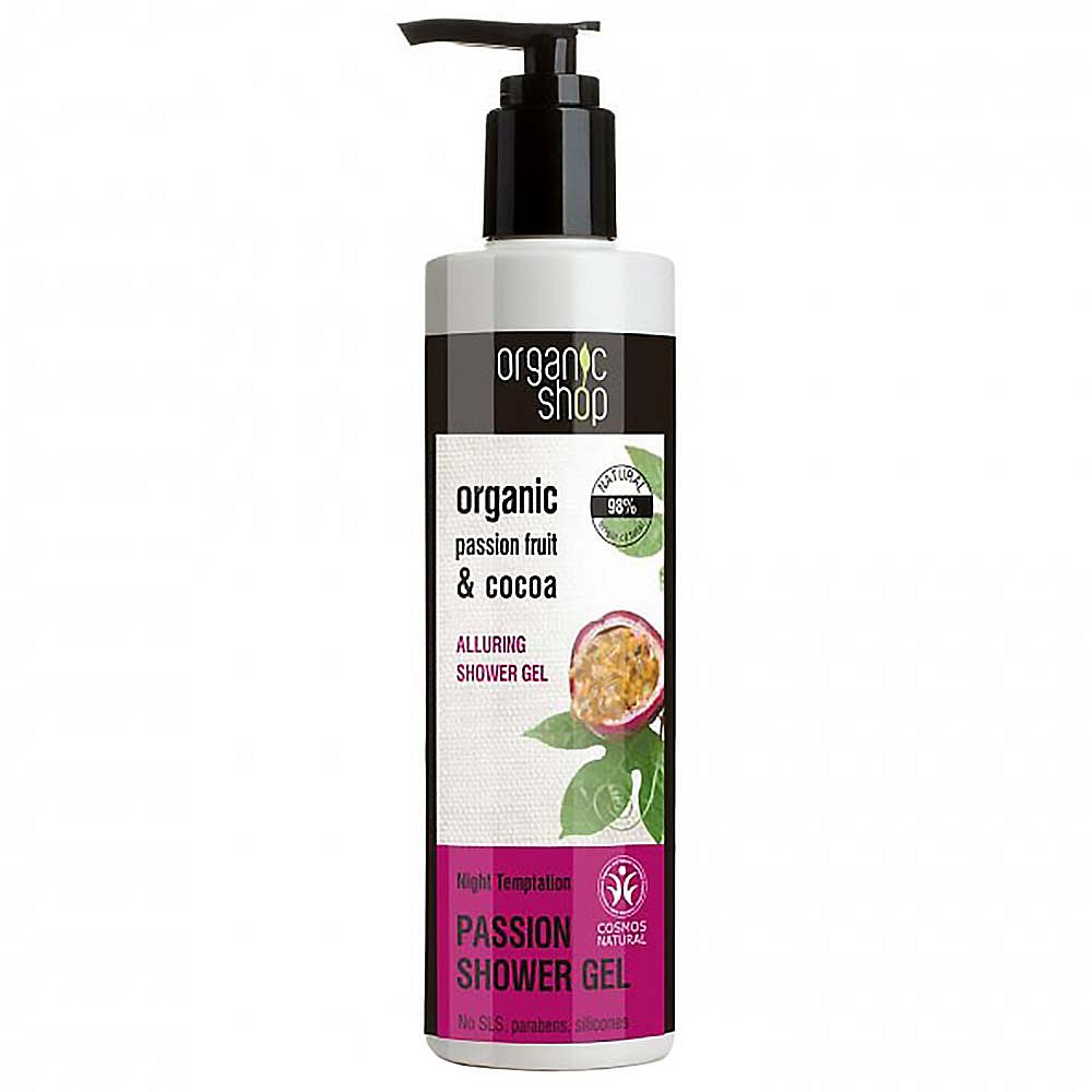 ORGANIC SHOP Svůdný sprchový gel Ovocné pokušení s kakaem 280 ml