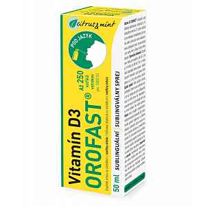 OROFAST Vitamín D3 sublinguální sprej 50 ml