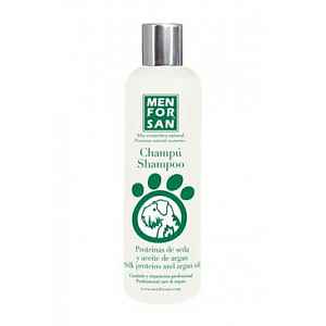 Menforsan Šampon pro psy s hedvábnými proteiny a arganovým olejem 300ml