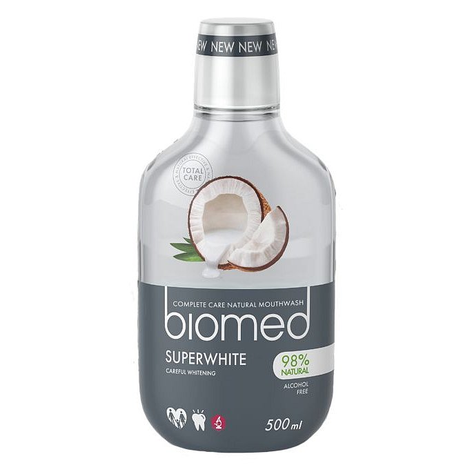 BIOMED Superwhite ústní voda 500 ml