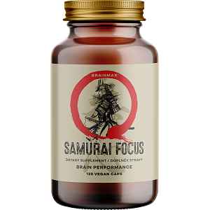 BrainMax Samurai Focus®, 120 rostlinných kapslí
